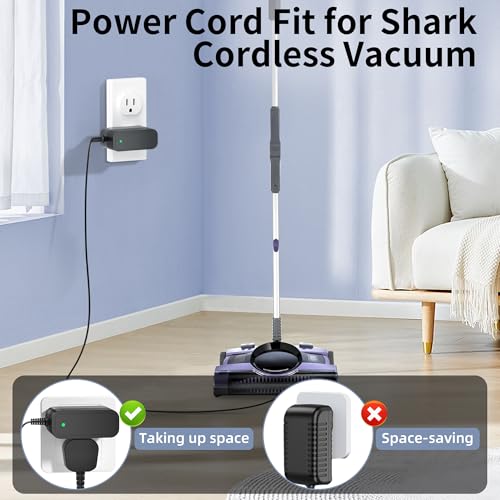 Replacement AC Charger for Shark V2945Z V2950 XA2950 Carpet Sweeper