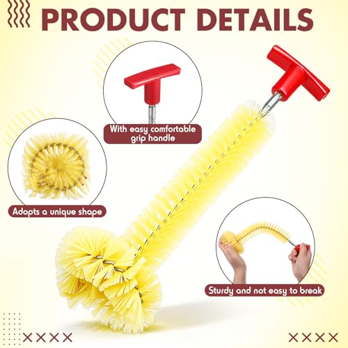 Ferrochef 12'' Garbage Disposal Cleaner Brush - Stiff Bristles for Easy Drain Cleaning