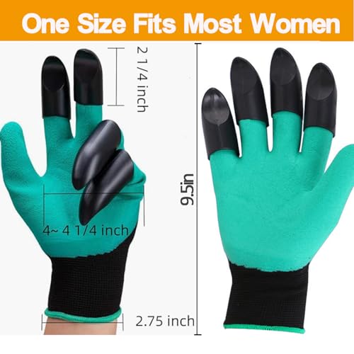2Pairs Claws Gardening Gloves Garden with for Planting Digging Paking
