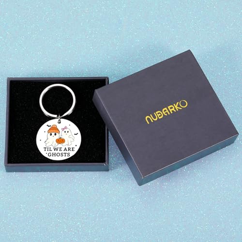 Goth Boo Keychain Halloween Gift for Men Women Boyfriend Husband