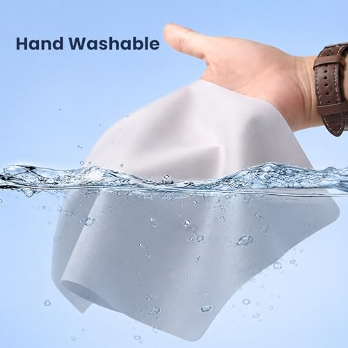 iKammo 2 Pack MacBook Pro 15/16 Screen & Keyboard Cleaning Cloths with Webcam Cover