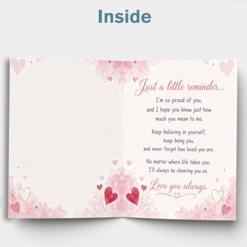 Happy Birthday Card for Daughter - Style C - Sentimental Gift from Mom Dad