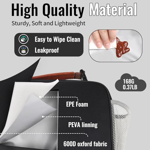 Genteen Insulated Lunch Bag, Reusable Small Cooler Tote for Work & School