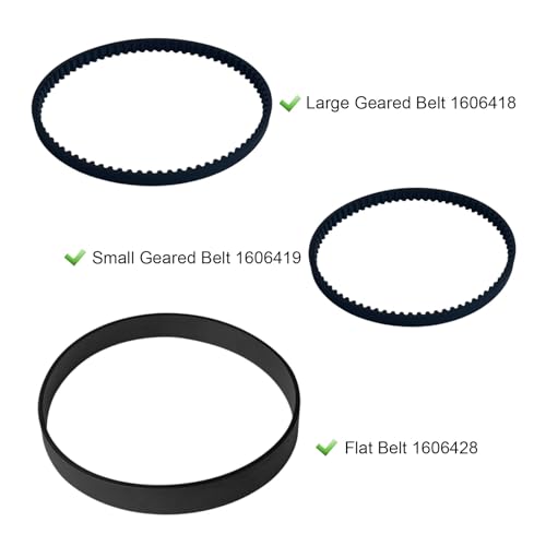 JIEPRO Vacuum Belt Replacement Set for Bissell ProHeat 2X Revolution