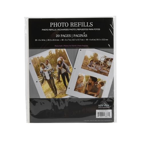 8" x 10" Magnetic Photo Album Page Refills, 20 pages