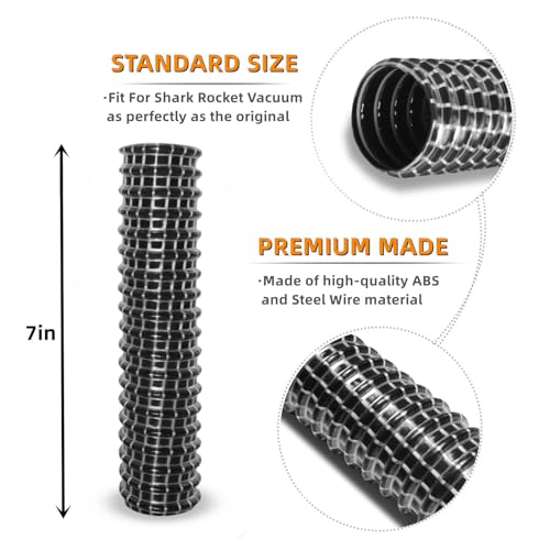 JEDELEOS 2-Pack Replacement Lower Hose for Shark Rocket HV300 HV302 HV320 HV321 HV322 Vacuum Series