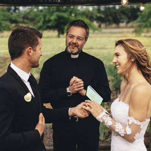 Elegant Wedding Vow Books His and Hers in Gold Foil - 5.5" x 3.9"