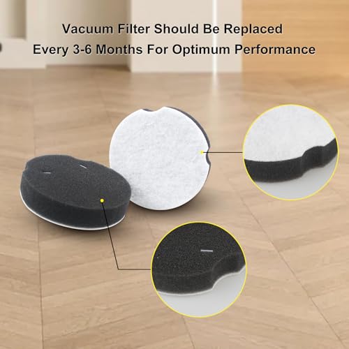 Replacement Vacuum Filters for Bissell CleanView Compact Turbo (4 Pack)