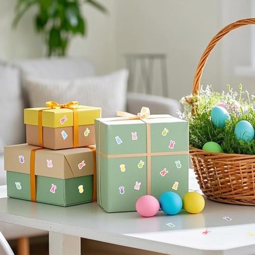 3000PCS Mini Easter Bunny Stickers for Crafts & Decor