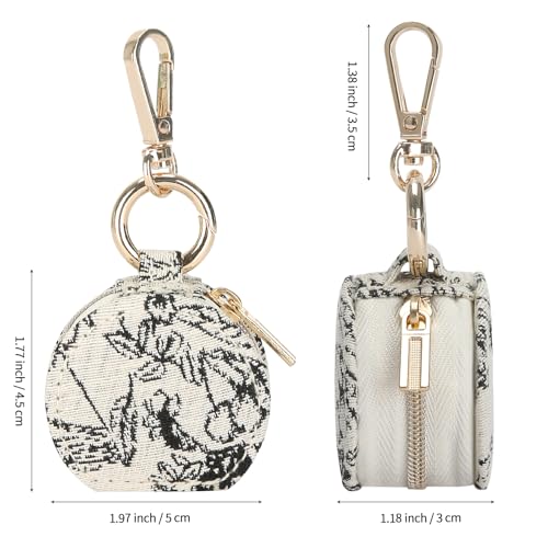 KUKUVR Portable Travel Jewelry Case for Rings & Earrings