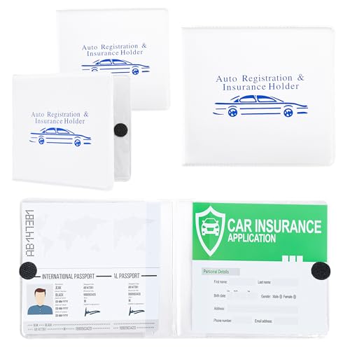 Pacific Mailer Car Registration & Insurance Card Holder - 2 Packs