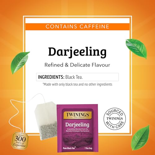 Twinings Darjeeling Black Tea - 300 Individually Wrapped Bags