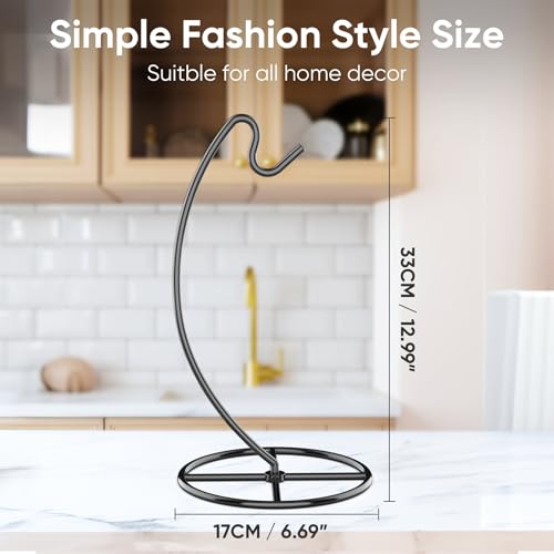 Beesini 2-Pack Banana Holder Stand, Heavy Duty Metal Fruit Rack for Kitchen