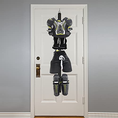Portable Hockey Hanger Drying Rack with 5 Hooks - Multi-Purpose Use for Equipment & Clothing