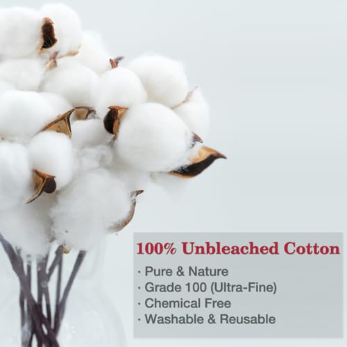 10Pcs Reusable Unbleached Cotton Cheese Cloths - 20x20"