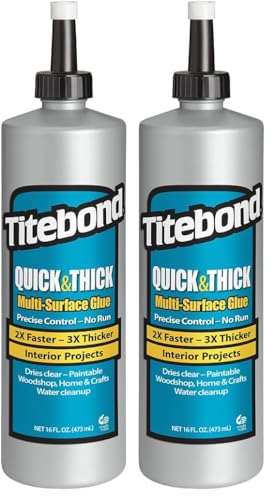 Titebond Molding & Trim Wood Glue, 16-Ounce Bottles (Pack of 2)