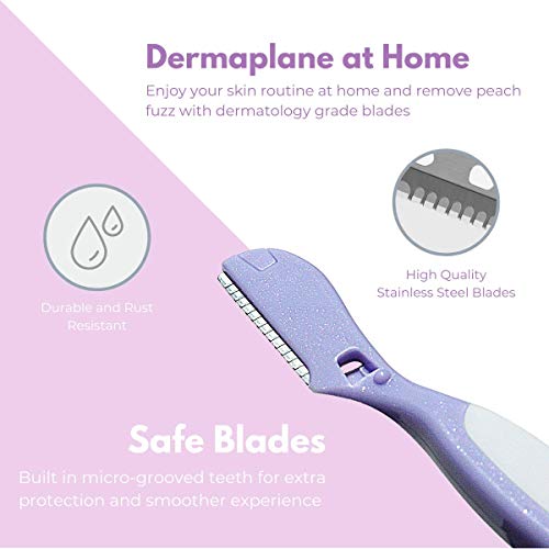 Chaosss Eyebrow Razor and Dermaplaning Tool - Pack of 3