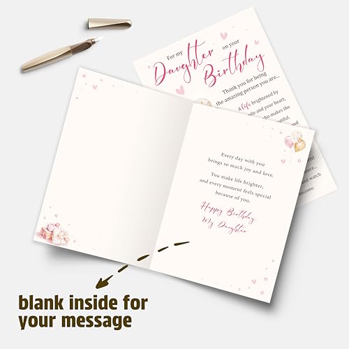 Heartfelt Birthday Card for Daughter from Mom & Dad