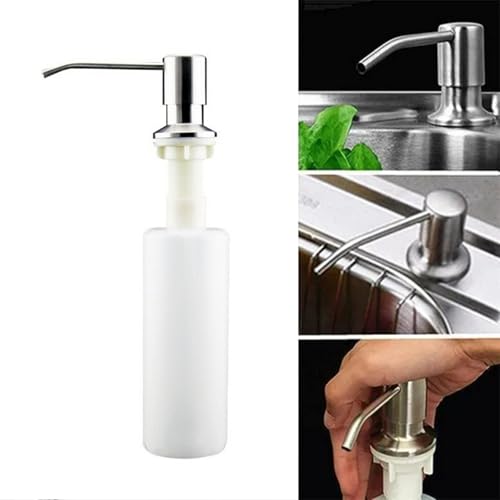 Built-In Soap Dispenser for Kitchen Sink - Easy Top Fill, 350ml