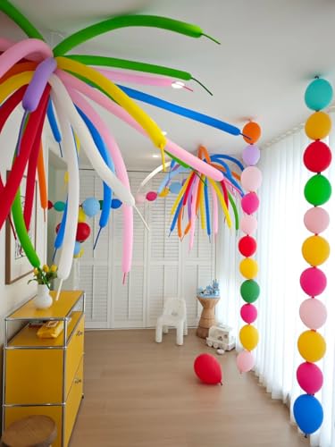 Clear 260 Twisting Balloons - 100 Pcs for Party Decorations
