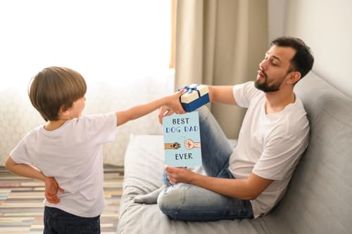 Cute Dog Dad Father's Day Card - Best Dog Dad Ever Gift