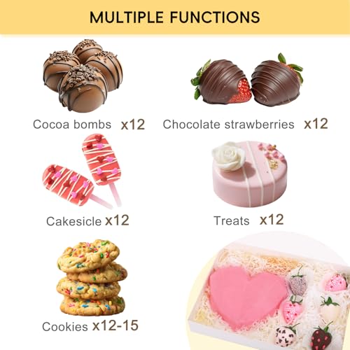 TOMNK 7-Piece Cookie Boxes with Clear Windows - Ideal for Treats