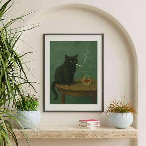Black Cat Diamond Painting Kit - 5D DIY Art for Home Decor