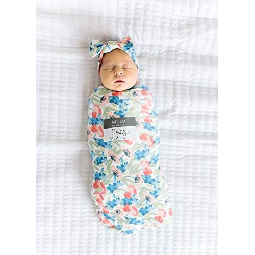 Copper Pearl Large Premium Knit Baby Swaddle Receiving Blanket Wren