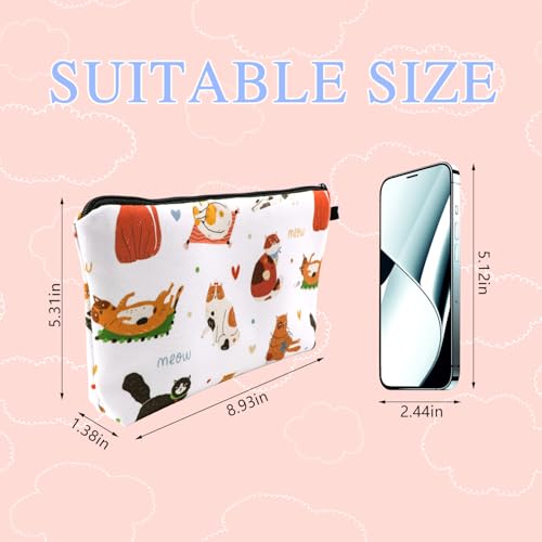 Cat Travel Toiletry Bag and Makeup Organizer for Women