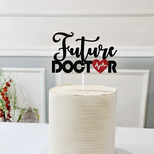 Future Doctor Cake Topper for Medical School Graduation
