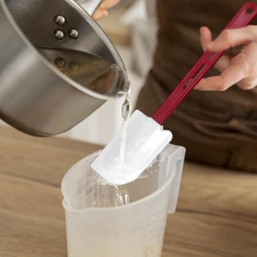 10-Inch Silicone Rubber Spatula – Heat Resistant Baking Tool