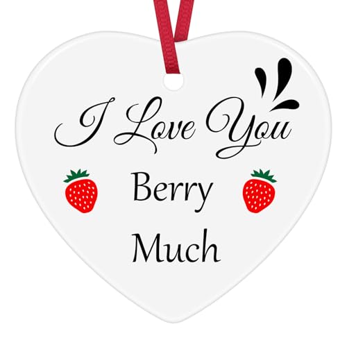 Funny Strawberry Hanging Ornament for Women - Unique Gift