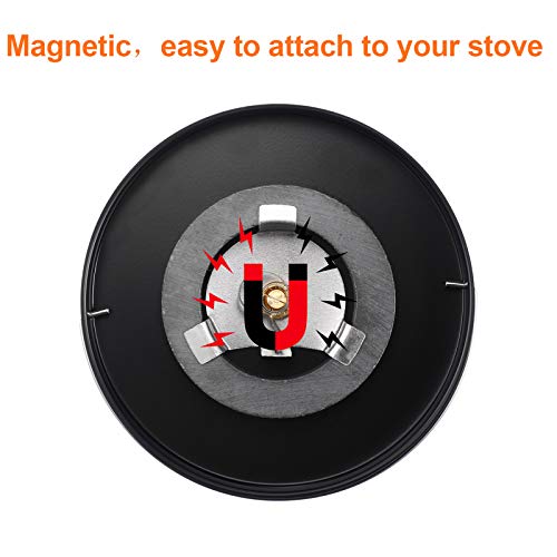 Frienda Magnetic Wood Stove Thermometer - 2 Pack for Gas & Wood Burners