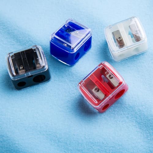 ccHuDE 10 Pcs Dual Hole Cosmetic Pencil Sharpener for Eyeliner