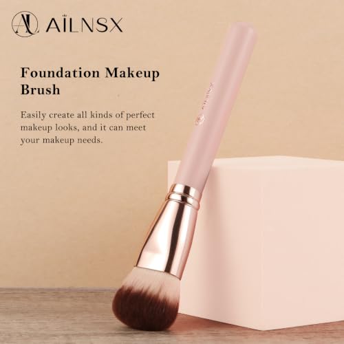 AILNSX Large Foundation Brush - Soft Dense Makeup Brush for Liquid, Cream & Powder