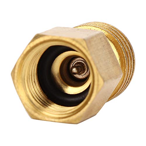 R134A Air Conditioner Adapter 1/4 SAE Female to 1/2 ACME Male Brass Connector