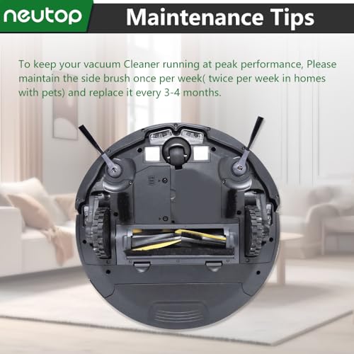10-Pack Replacement Side Brushes for Shark IQ & AI Robot Vacuums