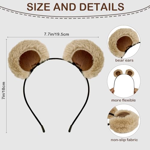 Semato Animal Ears Headband Cute Costume & Face Wash Hair Band