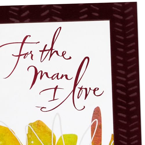 Hallmark Birthday Card for Husband or Boyfriend - For the Man I Love