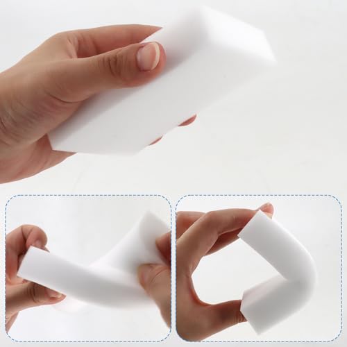 10 Pack Heavy Duty Melamine Cleaning Sponges - Non-Scratch Foam Erasers