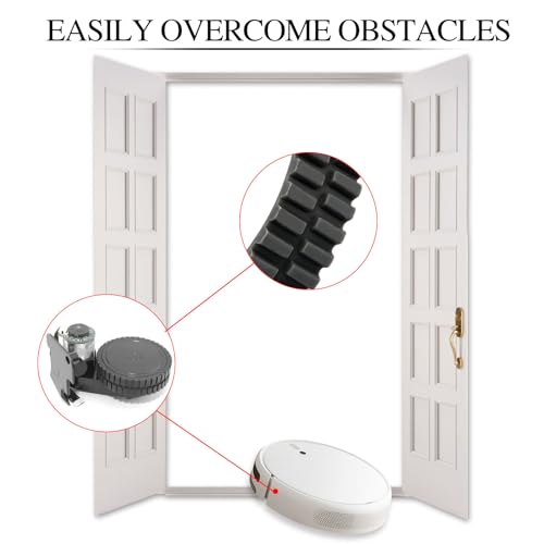 2PCS Anti-Slip Rubber Tire Skins for Eufy RoboVac 11S 15T 30 30C 15C