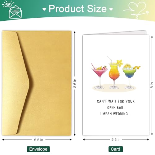 Funny Wedding Card – Hilarious Engagement & Bridal Shower Card