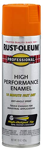 Rust-Oleum Professional Gloss Safety Orange Spray Paint - 15 oz