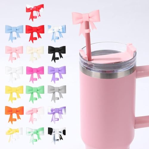 Orange Silicone Straw Cover for Stanley 30 & 40 Oz Tumblers