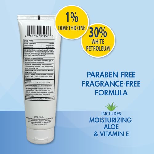 HealthWise Diabetic Foot Cream 4 oz - Moisturizing & Healing Skin Protectant