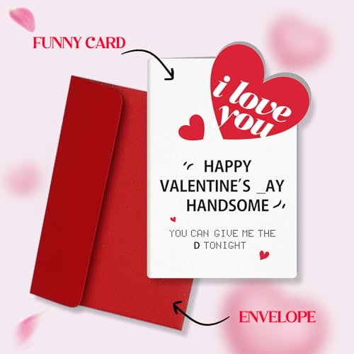 Funny Valentine's Day Card Gift for Him - Husband & Boyfriend