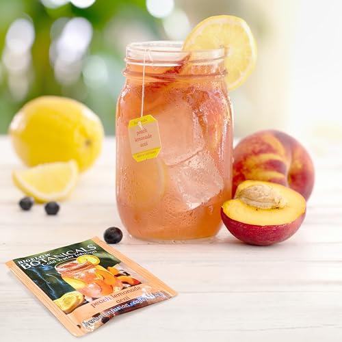Bigelow Botanicals Peach Lemonade with Acai - 18 Tea Bags (Pack of 6)