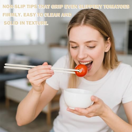 Adorable Cat Paw Chopsticks - 5 Pairs, Non-Slip & Reusable