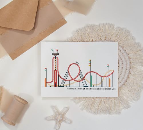 Empathy Roller Coaster Card - Life Is Tough Friendship Card