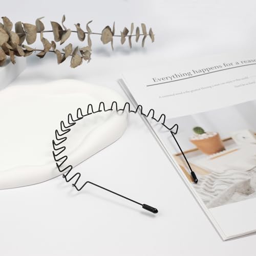 Zoolinn Metal Hair Band - Adjustable Non-Slip Wavy Headband